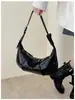Bolso Plegado Informal de Gran Capacidad para Mujer 2026 Nuevo Primavera Verano Versátil Bolso Cruzado de Hombro Único Moderno Bolso Croissant