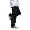Bestseller PH Shopee Calça Casual de Trabalho Masculina Branca de Algodão com Corte Solto, Bolsos Múltiplos, Estilo Funcional
