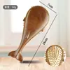 Peine de Sándalo Tallado de Ballena con Cojín de Aire Peine de Madera de Animal Peine Masajeador de Cuero Cabelludo Esponjoso Peine de Aire para el Cabello para el Hogar de Mujeres