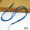 Cordón Colgante Ajustable Sencillo Colgante de Jade Colgante Hecho a Mano Cuerda Ágata Dorada Joyería de Cristal Cadena para Clavícula Collar Cuerda