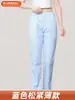 Calça de enfermeira calça de médico feminina cintura elástica roupa de enfermeira branco rosa azul calça de enfermeira plus size calça de trabalho