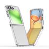 Adecuado para Samsung Z Flip6 Carcasa de Teléfono Móvil Sombra Brillante Transparente Galaxy Z Flip5 Cubierta Protectora Anticaídas