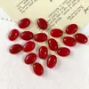 Piedra Preciosa Cabujón Ovalado de Ágata Cristalina Más Vendida Transfronteriza 10*14mm Piedra Suelta Semipreciosa Incrustación Joyería DIY