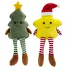 Nuevos Adornos de Muñeco con Forma de Estrella para Árbol de Navidad Mingguan Suministros de Decoración Navideña Decoración de Escena de Fiesta Stock Disponible