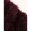 Fábrica de Ropa para Mujer Transfronteriza Venta al por Mayor 2026 Estilo Retro Francés Elegante Moderno Versátil Cálido Abrigo Corto de Piel