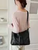 Bolso de cubo tejido vintage de alta gama para mujer, bolso tote de gran capacidad, bolso de mano y bolso de hombro casual versátil para el día a día