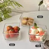 Estilo Japonês Padrão Olho de Martelo Quadrado Pequeno Quadrado Tigela Colocação de Sorvete Lanche Tigela Pequena de Vidro Tigela de Sobremesa Porca Dourada