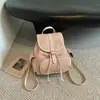 Mochila de Ombro Duplo Estilo Coreano Casual Elegante para Mulheres 2026 Nova Mochila Simples Estilo Japonês Coreano para Trabalho e Escola com Toque de Luxo Tendência