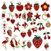 Acessórios de joias DIY esmaltados vermelhos mais vendidos no exterior: pulseiras, brincos, chaveiros e pingentes. Vendas diretas da fábrica e atacado