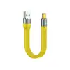 Cable de Datos para Teléfono Móvil USB-C a USB Corto de Función Completa para Audio y Video Carga Rápida Pd Carga Rápida 5A Flexible Fpc