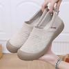 Zapatos de Tela Nuevos de Primavera y Otoño para Mujer Suela Suave Superficie Suave Slip-on Zapatos de Moda para Mamás Ligeros Cómodos Antideslizantes Zapatos de Trabajo Zapatos de Una Capa