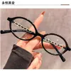 Óculos de Tartaruga Estilo Nerd para Mulheres, Hastes Trançadas Estilo Chanel, Armação de Alta Qualidade, Armação TR Ultraleve, Óculos de Grau
