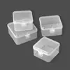 Caja de Plástico PP, Esponja Cuadrada para Polvo, Caja Transparente para Almacenamiento de Cosméticos, Accesorios de Ferretería, Arte con Cuentas, Caja de Empaque para Equipo de Pesca