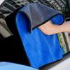 Toalha de Limpeza para Carro, Veludo Coral de Alta Densidade, Toalha Absorvente para Lavagem de Carro, Dupla Face, Sem Fiapos, Toalha Espessa, Pano de Limpeza para Carro