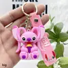 Llavero Colgante de Dibujos Animados de Stitch Figura de Stitch de Postre Caja Sorpresa Encanto Exquisita para Mochila Llavero para Niños