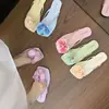 Sandalias Impresionantes para la Costa Estilo Hada Chanclas de Playa para Resort Chanclas de Playa de Nicho para Mujer Chanclas Planas Abiertas