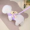 Pecho Espalda Perro Mascota Ropa Chaleco para Mascota Pecho Espalda Primavera y Verano Nuevo con Tracción de Chaleco de Oso