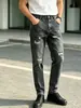 Calça Jeans Rasgada Masculina Hme Moda Tendência Marca Vintage Perna Reta Exclusivamente para Mercados Transfronteiriços Europeus e Americanos Temu Tiktok