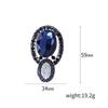 Broche de gemas de cristal nuevo y popular transfronterizo de estilo europeo y americano, temperamento de socialité, accesorios de ropa que combinan con todo.