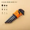 Llave Hexagonal Venta al por Mayor Llave de Cabeza Esférica Juego de Herramientas Largo Venta Directa de Fábrica Juego de 9 Piezas Endurecida en Forma de L