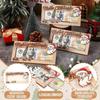 Cartera Navideña Transfronteriza Decoración de Cumpleaños Cartera Caja para Efectivo y Tarjetas Cartera de Papá Noel Sobre para Regalo Soporte para Tarjetas de Felicitación