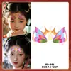 Pegatinas Faciales Brillantes de Año Nuevo Transfronterizas, Pegatinas para Cejas, Esquina del Ojo y Frente Estilo Antiguo Dunhuang, Pegatinas de Tatuaje Coloridas, Escenario de Disfraces Antiguos Hanfu