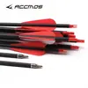 Flecha de carbono mezclado negro frío intercambiable de 7,8 mm arco recurvo arco tradicional compuesto universal competencia escénica Flecha