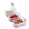 Caja Divisoria para Especias de Cocina, Compartimento para Ingredientes Frescos, Caja de Embalaje de Plástico Sellada, Caja de Almacenamiento para Especias como Anís Estrellado y Canela