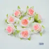 Materiais para Flores Artificiais DIY, Caixas de Flores com Flores, Arranjos de Flores Artesanais, Acessórios de Cabelo, Rosas de Dinheiro, Mini Cabeças de Flor de Rosa