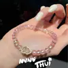 Pulseira Antiga de Ouro com Pedras Turquesa e Cravejada de Diamantes em Formato de Roda de Flor Vajra Envolvente para o Pulso Novo Estilo Chinês Sonho Bêbado Rio Estrelado Pulseira Estrela