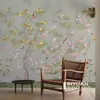 Novo Estilo Chinês Flor e Pássaro Quarto Fundo Parede Papel de Parede Palácio Francês Sala de Estar Filme e Televisão Papel de Parede Mural Decorativo Revestimento de Parede Sem Costura