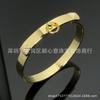 Kelly Pulseira 925 Prata Chapeada 18K Ouro Dia do Bebê Estrela Alto Elegante Casal Simples Botão de alta qualidade Kelly Pulseira