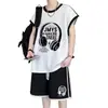 Camiseta sin mangas Traje casual para hombre con elegante y moderno Conjunto de atuendo deportivo de verano 2025 Nuevo Ins