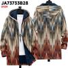 Chaqueta acolchada de algodón con capucha para hombre, abrigo cálido de moda de otoño e invierno con impresión personalizada en 3D transfronteriza entre Europa y Estados Unidos 2024