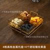 Bar ktv plato de frutas mesa de té acrílica comercial plato para bocadillos frutos secos bocadillos palomitas de maíz compartimento para postres frutos secos