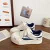 Zapatillas Deportivas Estilo Dopamine Girly Heart Versión Coreana para Mujer Verano 2025 Nuevo Nicho Versátil Punta Redonda Estudiante Zapatos Blancos