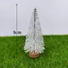 Mini árbol verde, cerezo, modelo, microadornos paisajísticos, rocalla, bonsái, paisajismo, mesa de arena, material de bricolaje