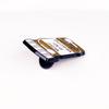 Auriculares de música de comercio exterior, broche creativo de dibujos animados con patrón de letras, insignia de aleación de pintura, bolsa de ropa, accesorios versátiles