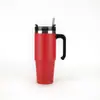 Taza Transfronteriza de 30 oz con Asa de Acero Inoxidable 304 de Doble Pared con Aislamiento al Vacío para Exteriores Portátil con Popote y Hielo