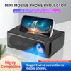 Proyector Mini Portátil Cross-Border M200S LED Teléfono Móvil Cine en Casa Pantalla de Teléfono Móvil con Cable Duplicación de Pantalla Soporta 1080