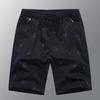 Shorts de praia casuais masculinos para o verão, shorts de trabalho com cintura elástica e tamanho grande, calças com vários bolsos