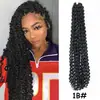 Pelucas de Fibra Sintética Passiontwist Europeas y Americanas Cabello Crochet de Onda de Agua Rizo de Primavera en Stock