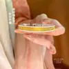 Pulseira Gato da Sorte Fu 9999 Prata Pura com Detalhes em Ouro, Pulseira Aberta Sólida de Prata, Dropshipping da Moda
