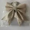 Punto al por mayor Decoraciones de Navidad Colgantes para Árbol de Navidad Accesorios Diseño de Escena Algodón Perlado Lazo Brillante