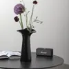 Vaso Decorativo Cerámico Simple Sentido Avanzado Lujo Ligero Estilo Nórdico Ins Alto Valor de Color Florero Hidropónico Mayoreo