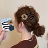 Obertura de Otoño~Pasador de Mujer Flor de Lana Borde de Flor Pinza BB Pinza Lateral para Flequillo Nuevo Pasador Adorno para el Cabello