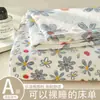 Sábana individual, adecuada para una persona en un dormitorio universitario, amigable con la piel para dormir desnudo, tamaño de 1.5 m, tela engrosada y cepillada, juego de tres piezas, adecuado para todas las estaciones