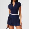 Falda Corta Deportiva, Falda de Tenis para Mujer, Falda de Verano Anti-Exposición para Correr Yoga, Traje de Falda Plisada para Golf Fitness
