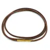 Cordón Hebilla de Cuentas de Arroz de Acero Inoxidable Cuerda de Cera Simple Cuerda Roja Joyería Cuerda Negra Cuerda Trenzada DIY Collar