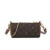 Bolsa Cilíndrica Feminina Vintage Transfronteiriça, Bolsa Almofada de Luxo de Alta Qualidade, Novo Modelo 2026, Bolsa Feminina com Monograma, Bolsa Pequena de Ombro Transversal